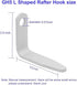 Gh5 L NPT 1/4" Nail Gun Rafter Hook Fit for Nail Guns With 1/4 Inch NPT Air Fitting...