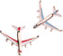 2PCS Airplane Brooch Pins,Red Blue Aircraft Brooch Pin Airplane Model Brooch Cute Plane Pin Brooch for Women Men...