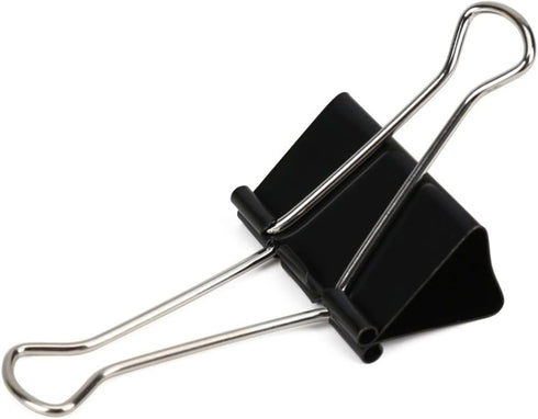 50 Pcs Extra Large Binder Clips 2 Inch Durable Black Big Paper Clamps for Office School Personal Document Organizing...
