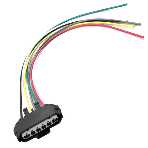 Throttle Body Pigtail 6-Way Pigtail 6-Pin TPS Throttle Position Sensor Repair Connector 90980-11858...