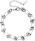 Jude Jewelers Stainless Steel Knotted Woven Braided Chain Holiday School Party Strand Bracelet...