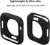 Ultra Thin Soft TPU Shockproof Bumper Case for iWatch Apple Watch Series 9/8/7 Black 45mm...