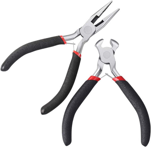 2 Pack Zipper Repair Kit Zipper Install Pliers Tool to Replacement Zipper, Hand Fix A Zipper Tool...