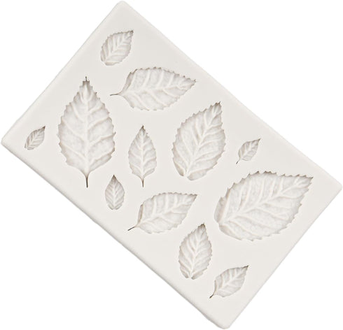 Rose Leaf Silicone Fondant Molds For Cake Decorating Cupcake Topper Chocolate Candy Gum Paste Polymer Clay...