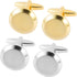 Cufflinks for Men Classic Wedding Business Shirt Cuff Links Silver Gold Black Set Gifts with Box...