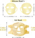 Face Ice Pack and 2 Packs Silicone Face Mask Cover, Full Facial Frozen Masks Hot Cold Face Compress Reusable Skin Care Set for Women for Puffiness...