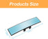 Rear View Mirror for Car, 12.1 inch Interior Clip-on Panoramic Convex Rearview Mirrors, HD Anti Glare Wide Angle and Reduce Blind Spot, Universal ...