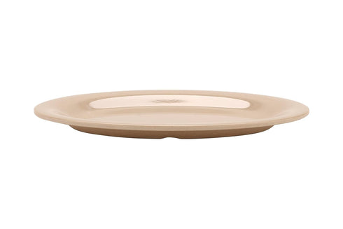 G.E.T. OP-950-S-EC Melamine Oval Serving Platter / Dinner Plate, 9.75" x 7.25", Sandstone (Set of 4), Beige...