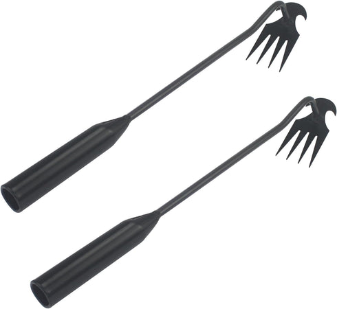 2 Pieces Weed Puller Tools Weeding Artifact Uprooting Weeding Tool Gardening Hand Weeder Tools 4 Teethes Dual Purpose Manual Weeders Hand Weeder T...