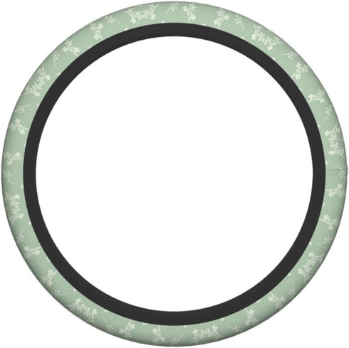 Steering Wheel Covers for Car,Ferns Sage Green Car Steering Wheel Cover for Men Women,Universal 15 Inches Car,Elastic Stretch Steering Wheel Cover...