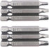 Fixinus 6 Pieces Square Screwdriver Bits, 1/4 inch Hex Shank S2 Steel Square SQ1 SQ2 SQ3 Drill Bits Magnetic Screwdriver Bit Set, 50mm Length...