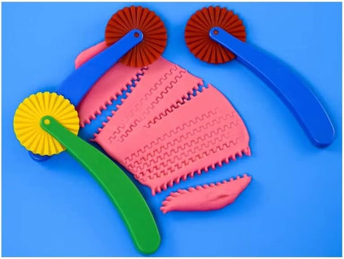 AOIRFUQ Clay and Dough Tools Six Piece Set - Ages 3 & Up...