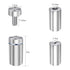 1/2” Dia x 2” L Standoffs Screws for Acrylic, Silver Sign Standoff Wall Mounts Hardware 16 Pack, Stainless Steel Stand Off Holder for Glass Board ...