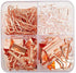 KIDMEN Rosegold kit,Set of Binder Clips,Paper Clips,Push Pins, total 226pcs...