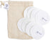 Snow Fox Skincare Reusable Bamboo Makeup Removal Pads, 8 Facial Rounds...