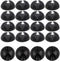 Cable Clip, Acrylic Adhesive Charger Cord Holder, Wire Organizer for Desk, Wall, Car, Nightstand and Office Cable Management, Small 20 PCS (Black)...