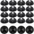 Cable Clip, Acrylic Adhesive Charger Cord Holder, Wire Organizer for Desk, Wall, Car, Nightstand and Office Cable Management, Small 20 PCS (Black)...