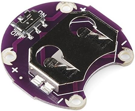 Lilypad Arduino Coin Cell CR2032 Battery Holders with Switch – Save Batteries, Switch Off LEDs, Pack of 2...