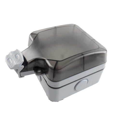 Waterproof Dustproof Box with Wall Socket Charging, Weatherproof in Use Outlet Cover, Waterproof Outlet Plug Cover and Protector, Lockable, Single...