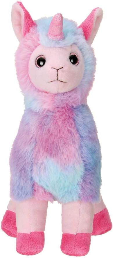 Bearington Luna Llamacorn The Rainbow Llama Plush, 10 Inch Llama Stuffed Animal...