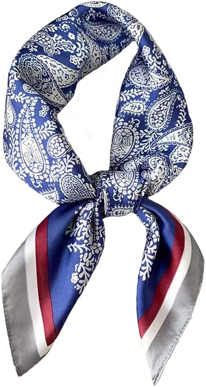 Tim & Tina Square Silk Feeling Like Hair Scarf Head Sleeping Wrap Satin Head Scarf for Women...