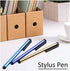 12 Pack Universal Capacitive Stylus Pen Portable Multicolor Touchscreen Stylus Pens Compatible with Apple iPhone 5 /5S/ 5C /6/7/11 Plus iPad Galax...