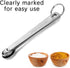 1Pack Mini Measuring Spoons Set, Heavy Duty Stainless Steel Teaspoon for Cooking and Baking, Suitable for Small Amount of Dry or Liquid Ingredient...