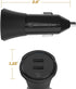 Scosche CPDCC40 PowerVolt 40-Watt Certified USB Type-C Fast Car Charger Power Delivery 3.0 for Standard USB-C Devices, Dual USB-C Charger...