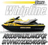 STIFFIE Whipline Metallic Gold/Black 3" Boat & PWC Registration Decals • Numbers Letters Stickers...