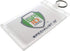 2 Pack - Rigid Fuel Card Holder with Key Ring - Clear Hard Plastic Card Protector Keychain for Fleet, Gas Cards, Company Cars and More by Speciali...