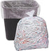 50 Small to Medium 7-8-9-10 Gallon 24" x 24" Clear Garbage Bags - Commercial Waste Basket Trash Bags | Bulk Plastic Bathroom Trash Can Liners | Of...