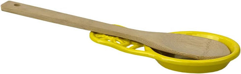Sunflower Design Spoon Rest For Kitchen Counter (Yellow), By Home Basics | Stove Spoon Holder For Ladles, Spatulas, and More | Beautiful and Elega...