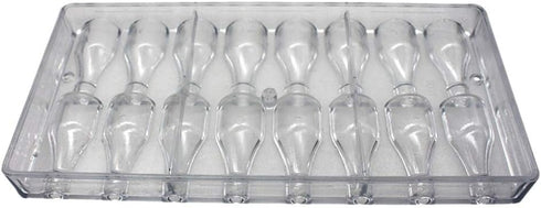 Goldbaking Bottle Shaped Chocolate Mold Poly-carbonate Candy Mould Hard PC Chocolate Molds...