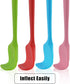 Silicone Spatulas, 10.6 inch Rubber Spoon Spatula Heat Resistant One Piece Design Seamless Non-Stick Spoonulas Flexible Scrapers Baking Mixing Too...