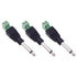 Fancasee (3 Pack 6.35mm Replacement Repair Plug Jack TS 2 Pole Mono Male Plug 1/4" 6.35mm Solderless Terminal for Microphone Speaker Audio Cable R...