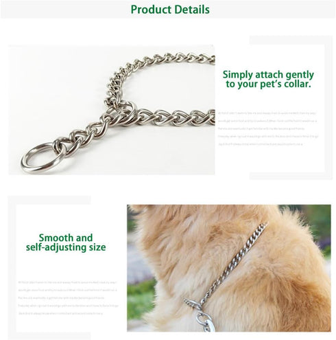 Chain Dog Training Choke Collar, 304 Stainless Steel (23.6in 3.5mm 2 CT)...
