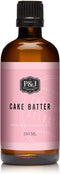 P&J Trading - Cake Batter Scented Oil 100ml - Fragrance Oil for Candle Making, Soap Making, Diffuser Oil...