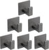 Bath Towel Hooks, 6 Pack Self Adhesive Square Coat Hooks, Sturdy No Drilling Robe Hook, Stainless Steel Heavy Duty Clothes Hanger, Wall Hooks for ...