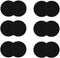 Happy Bell (12 Pack) Mini Mount Metal Plate with Adhesive for Collapsible Grip & Magnetic Phone Car Mount Holder Cradle (Compatible with Magnetic ...