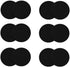 Happy Bell (12 Pack) Mini Mount Metal Plate with Adhesive for Collapsible Grip & Magnetic Phone Car Mount Holder Cradle (Compatible with Magnetic ...
