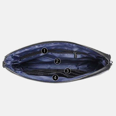 Eshow Clutch Purse for Men, Clutch Wallet Long Wallets with Zipper PU Leather Men's Coin Purse Business Card Holders Wrist Wallet Gift for Father ...
