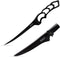 BKF Pro 7" Fillet Knife Fishing Knife Stainless-Steel Blade for Filleting and Boning with Sheepskin Protective Sheath, Fishing Gear and Equipment,...