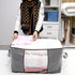 Clothes Storage Bag Foldable Storage Bin Closet Organizer With Reinforced Handle Sturdy Fabric Clear Window For Sweaters, Coats, T-shirts, Blanket...