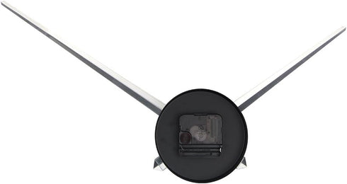 Timelike 3D DIY Wall Clock, 1M Modern Frameless Large 3D DIY Wall Clock Kit Decoration Home for Living Room Bedroom (Black-Black)...