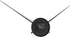 Timelike 3D DIY Wall Clock, 1M Modern Frameless Large 3D DIY Wall Clock Kit Decoration Home for Living Room Bedroom (Black-Black)...