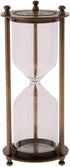 Retro Metal Sandglass Empty Hourglass Sand Timer Without Sand for Home Office Decoration (Bronze - L)...