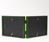 Lawrence Frames Collection Hinged Double Horizontal Wood Picture Frame Gallery, 5 by 7-Inch, Green...