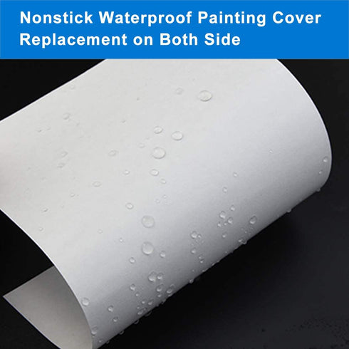 100 Pieces Painting Release Paper Non-Stick Release Double-Sided Painting Cover Replacement Paper, 5.9 x 3.9 inch/15 x 10 cm...