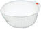 Inomata.0800 Japanese Vegetable Fruit Rice Acrylic Wash Bowl, 8-Inch, Clear...