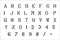 1/2 inch Military Letter and Number Stencil Set | 10 mil | Paint Stencils for Labels and Wall Signs...